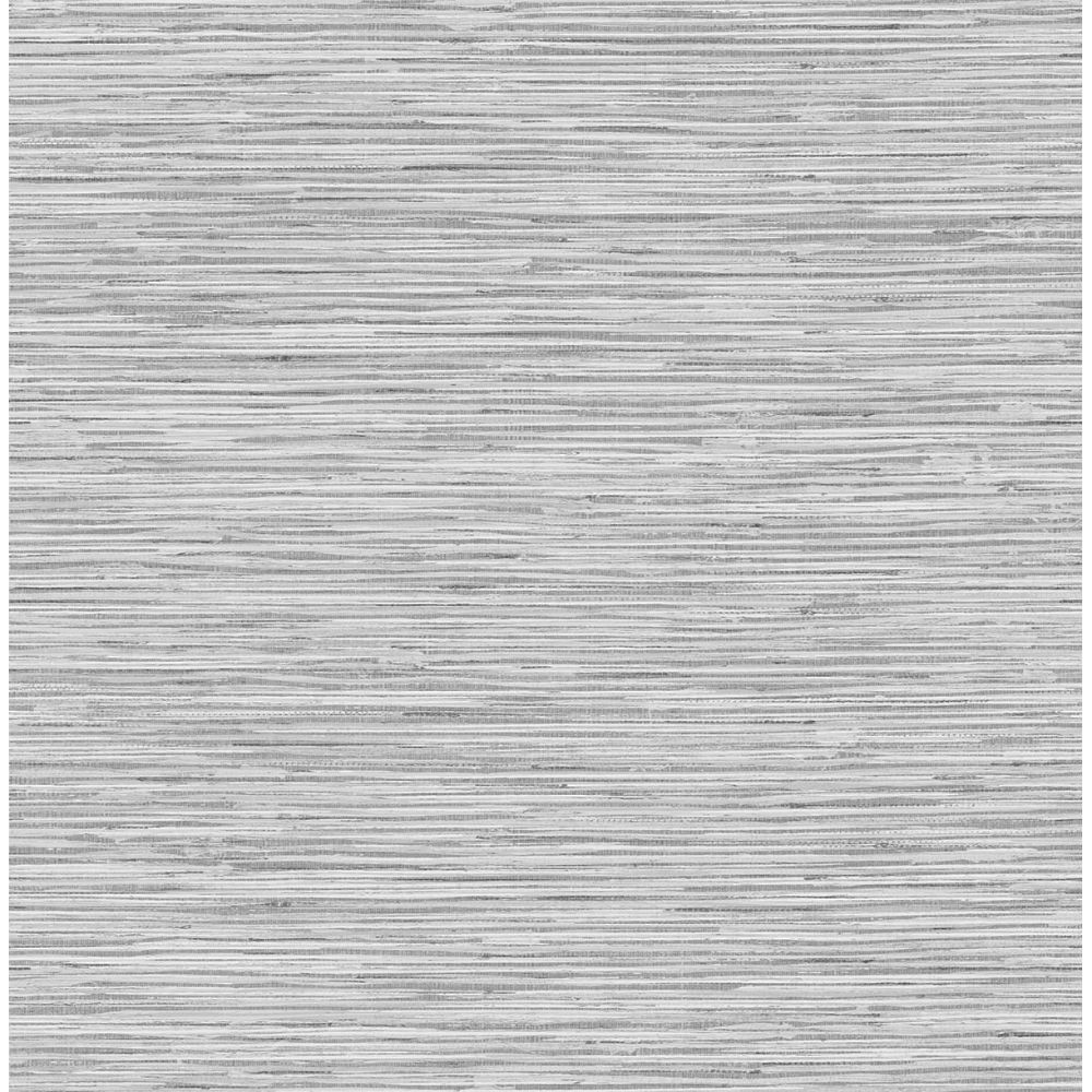 Stacy Garcia Home by Seabrook Wallpaper SG10208 Grasscloth in Moonstone Grey