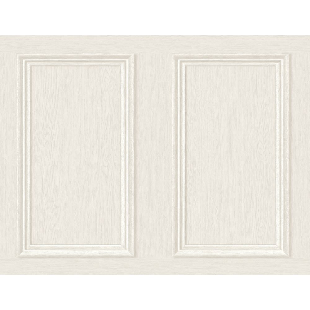 Seabrook Wallpaper SG11800 Faux Wood Panel Wallpaper in Dove