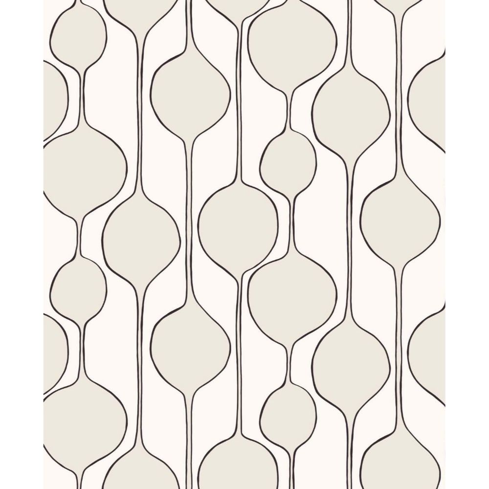 Seabrook Wallpaper SL80100 Minimalist Geometric  Wallpaper in Marshmallow