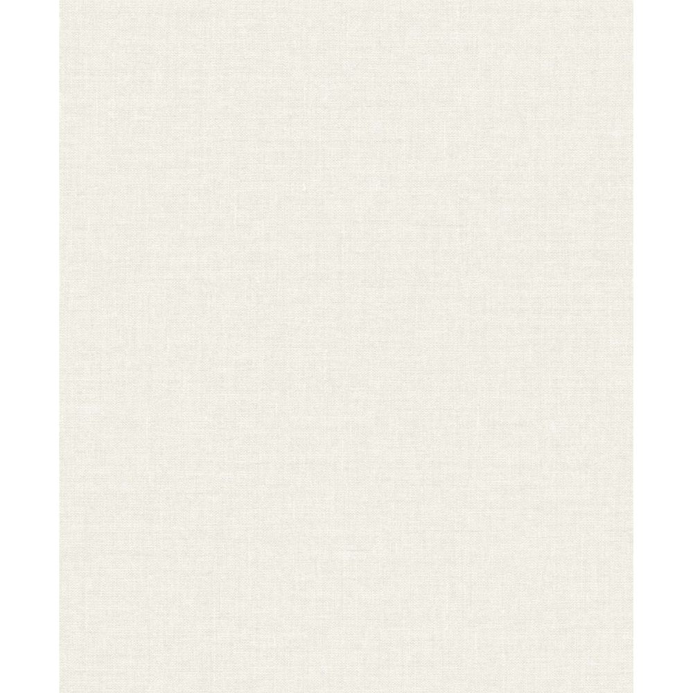 Seabrook Wallpaper SL81100 Soft Linen  Wallpaper in White Sands