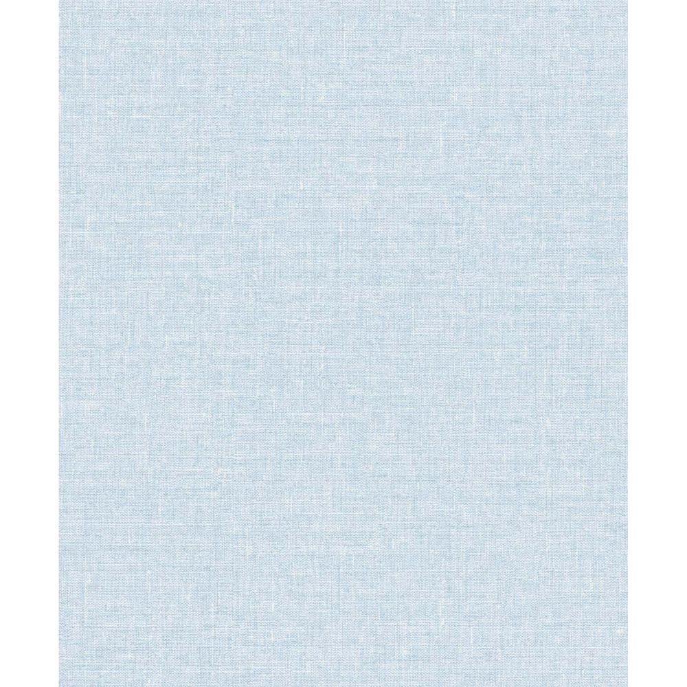 Seabrook Wallpaper SL81102 Soft Linen  Wallpaper in Blue Fog