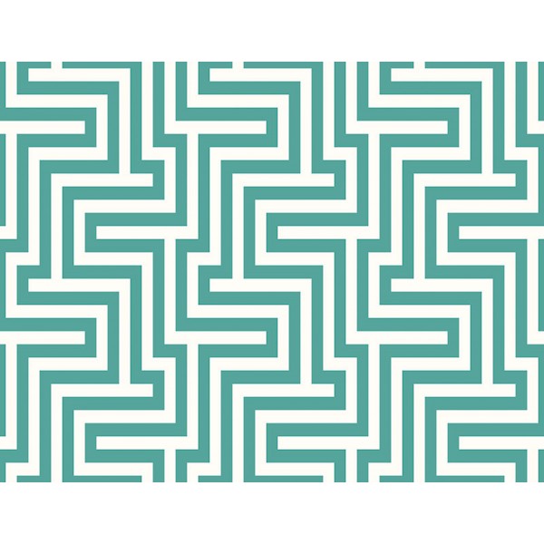 Seabrook Wallpaper TA20404 Geometric, Maze Wallpaper in Blue, White