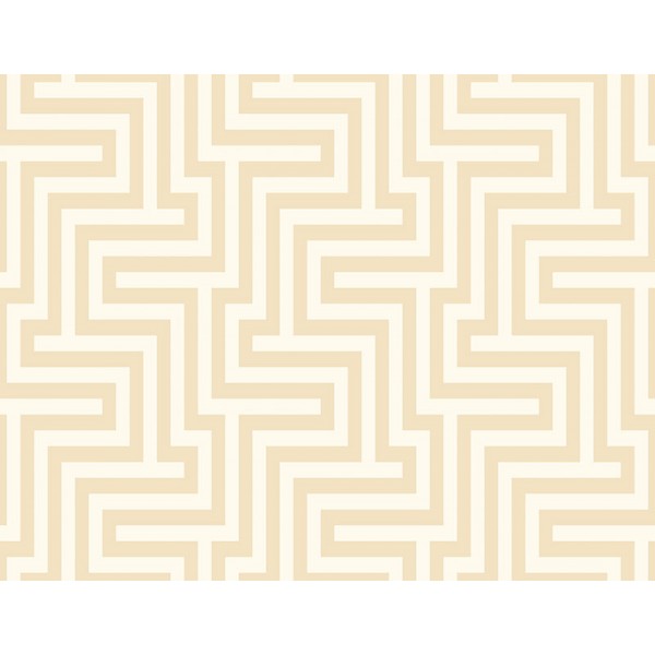 Seabrook Wallpaper TA20405 Geometric, Maze Wallpaper in Neutrals