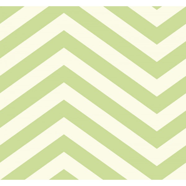 Seabrook Wallpaper TA20604 Chevron Wallpaper in Green, White