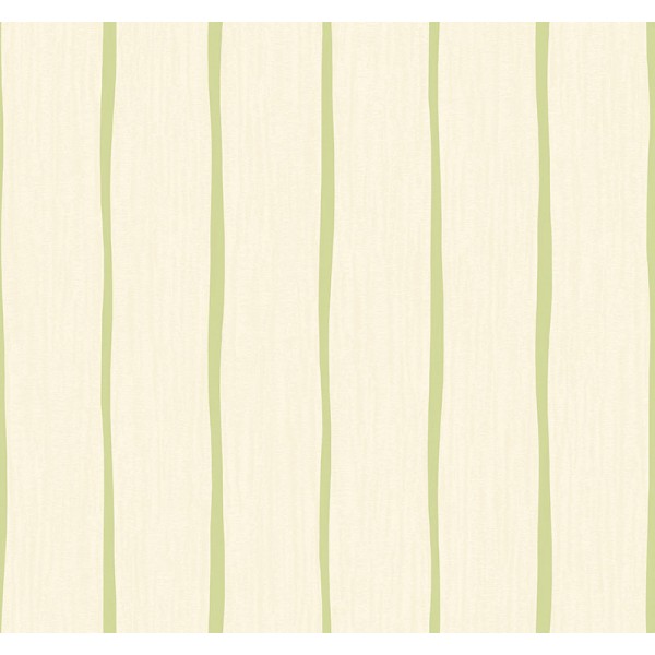 Seabrook Wallpaper TA21204 Stripe/Stripes Wallpaper in Green, White