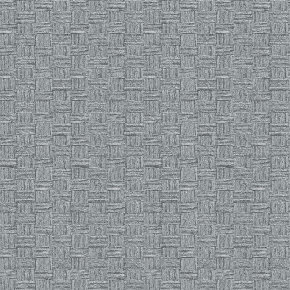 Seabrook Wallpaper TC70508 More Textures Seagrass Weave Embossed Vinyl Wallpaper in Cove Gray