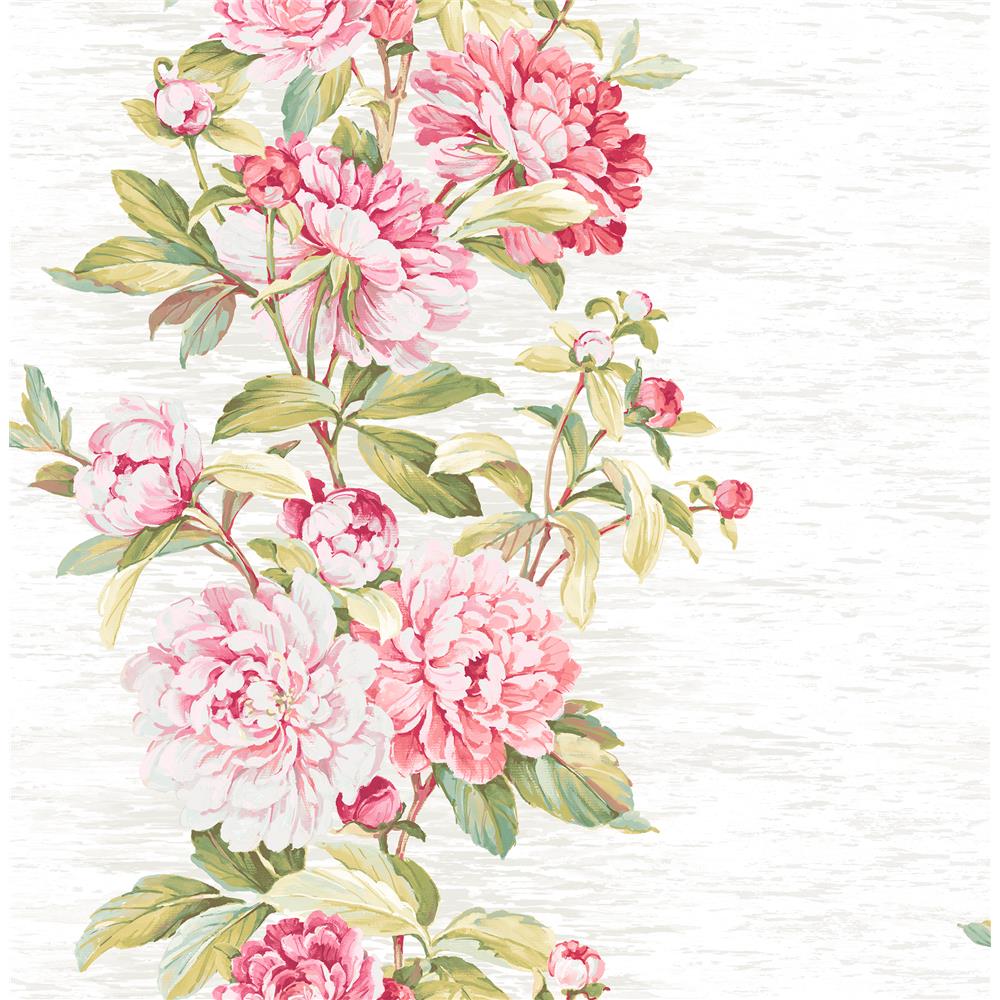 Seabrook Wallpaper RG60001 Garden Rose Wallpaper