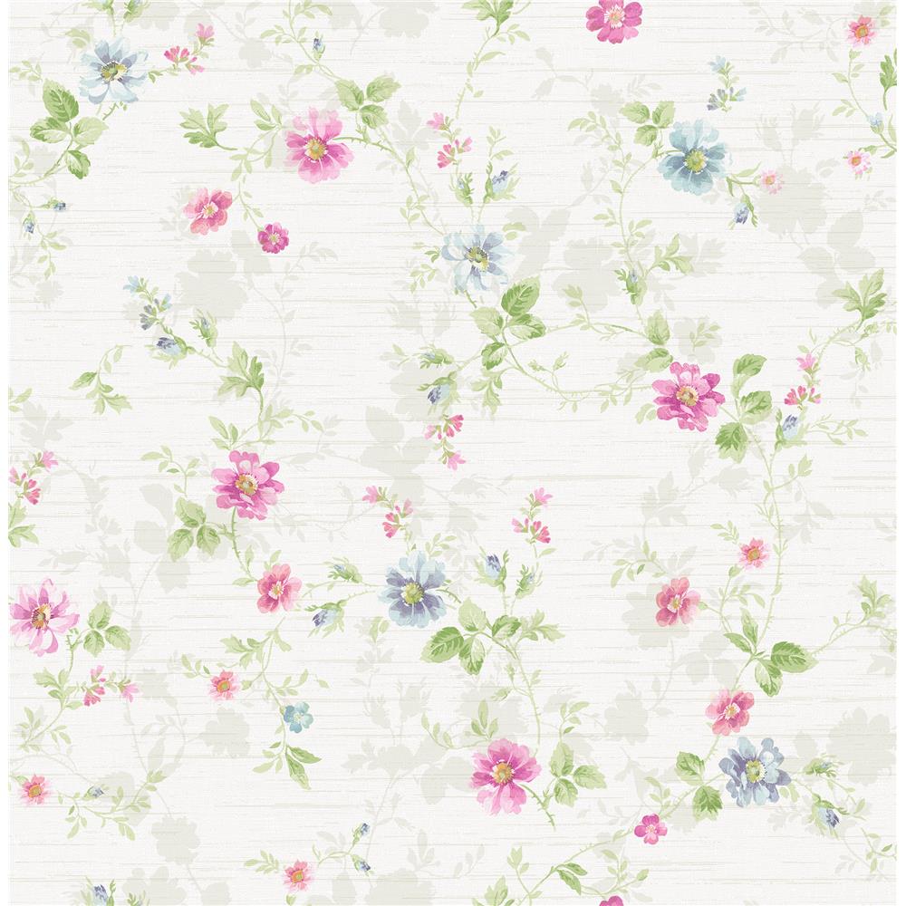 Seabrook Wallpaper RG60904 Garden Rose Wallpaper