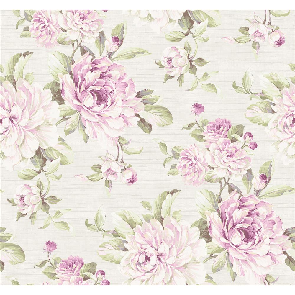 Seabrook Wallpaper RG61109 Garden Rose Wallpaper