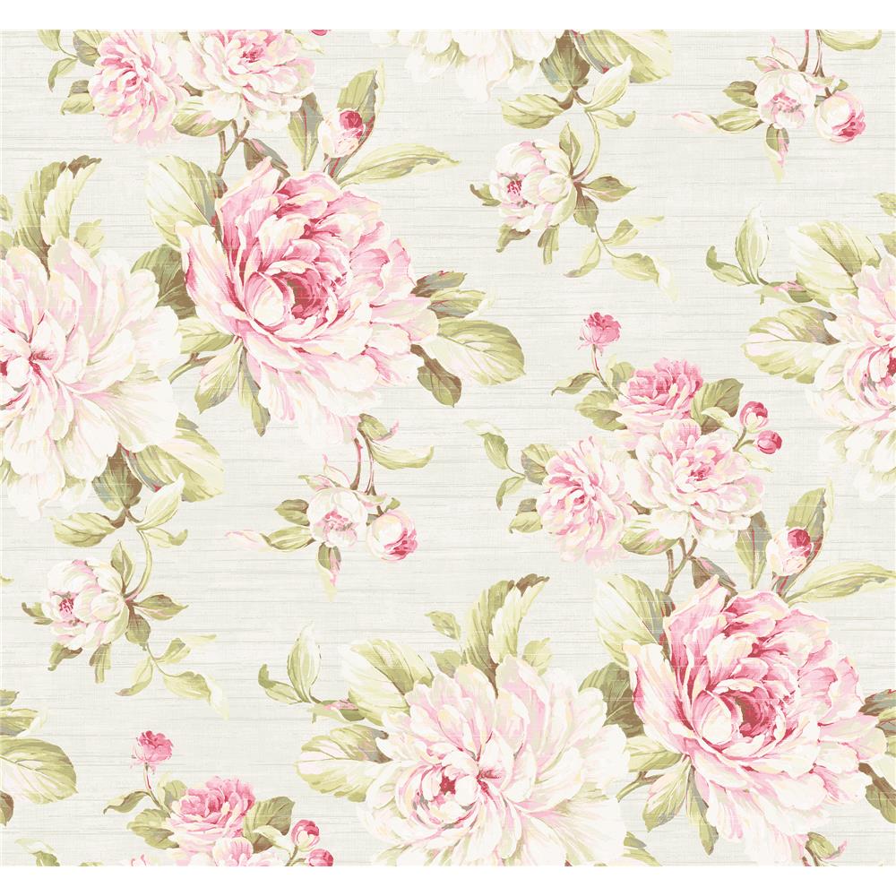 Seabrook Wallpaper RG61111 Garden Rose Wallpaper