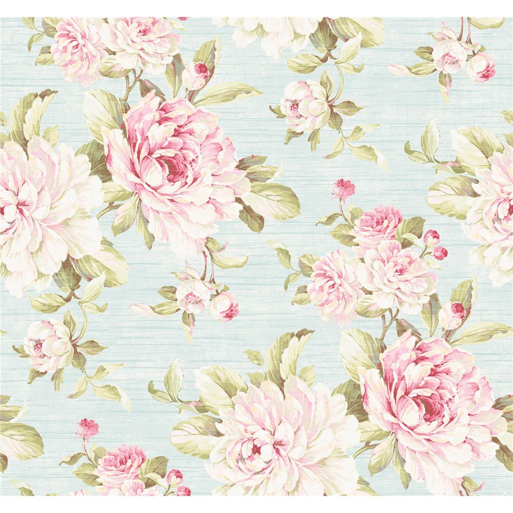 Seabrook Wallpaper RG61122 Garden Rose Wallpaper