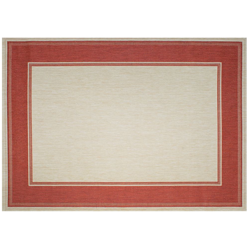 Simply Shade RS-182-116-35 Lodge Outdoor Rug Redwood