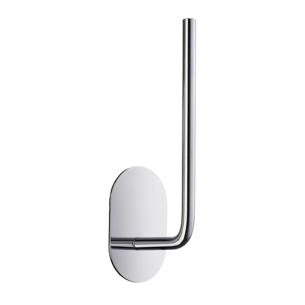 Smedbo BK1027 Self adhesive spare toilet paper holder polished stainless steel- oval plate