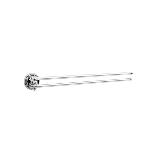 Smedbo K226 17 in. Swing Arm Towl Bar in Polished Chrome Villa Collection Collection