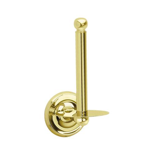 Smedbo V220 6 7/8 in. Toilet Paper Holder in Polished Brass Villa Collection Collection