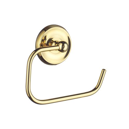 Smedbo V241 6 3/8 in. Toilet Paper Holder in Polished Brass Villa Collection Collection