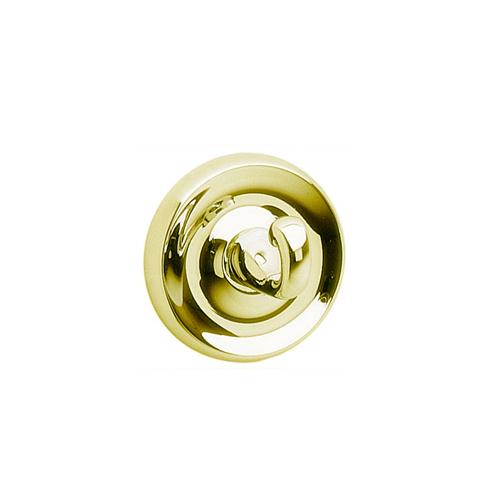 Smedbo V245 1 1/4 in. Towel Hook in Polished Brass Villa Collection Collection