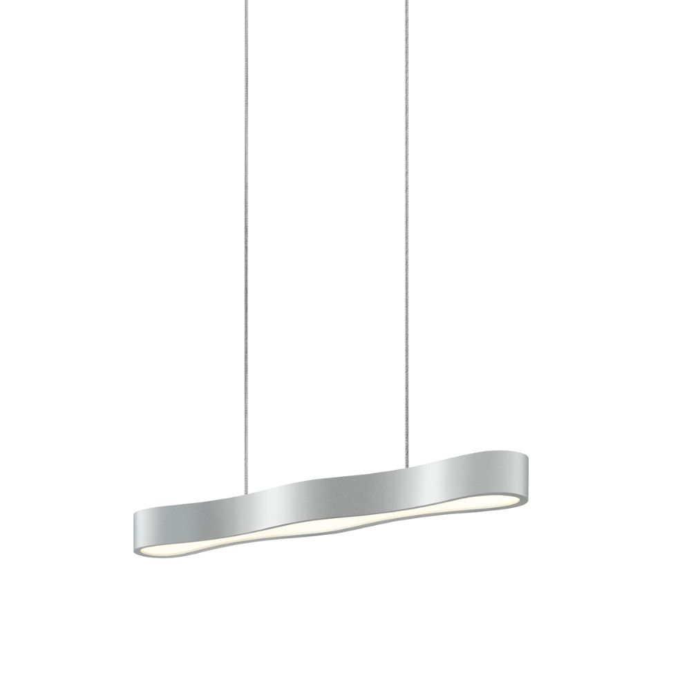 Sonneman 1733.16-J20 Corso Linear 24" LED Pendant in Bright Satin Aluminum