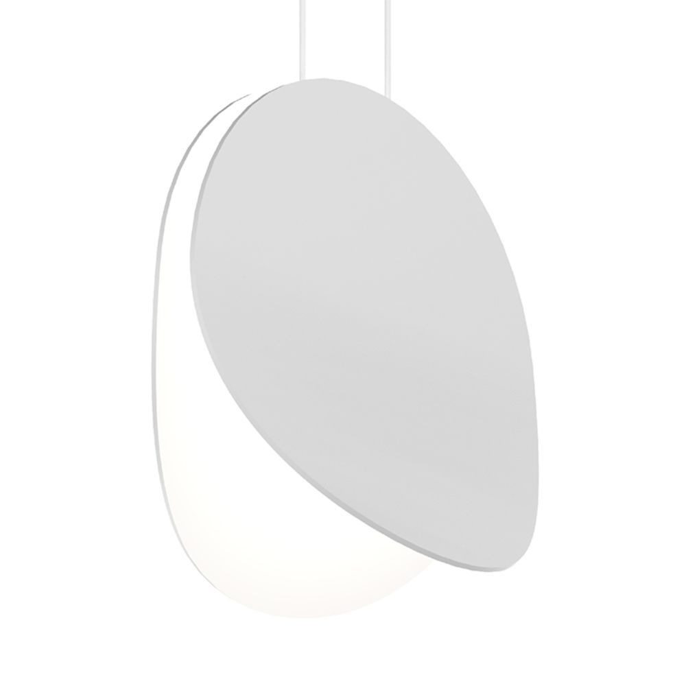 Sonneman 1766.03 Malibu Discs™ 10" LED Pendant in Satin White