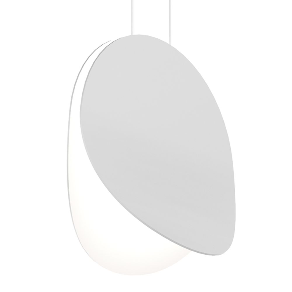 Sonneman 1767.03 Malibu Discs™ 14" LED Pendant in Satin White