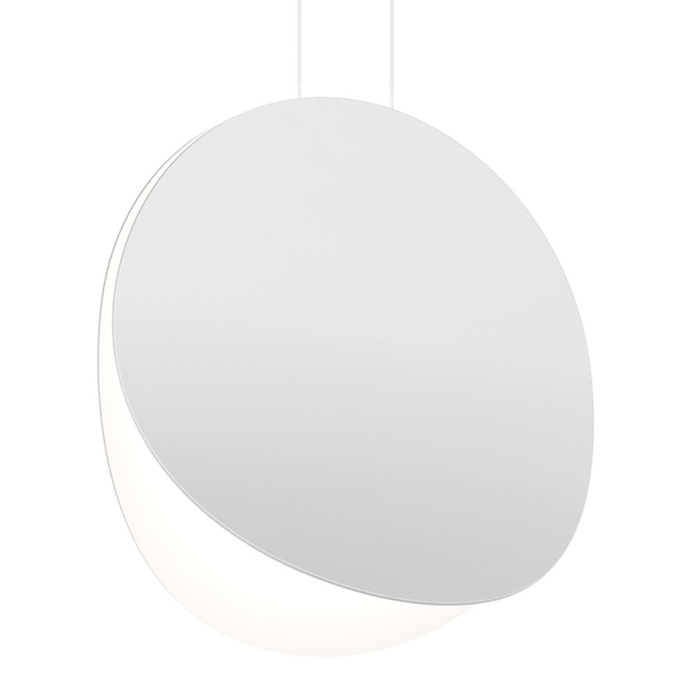 Sonneman 1768.03 Malibu Discs™ 18" LED Pendant in Satin White