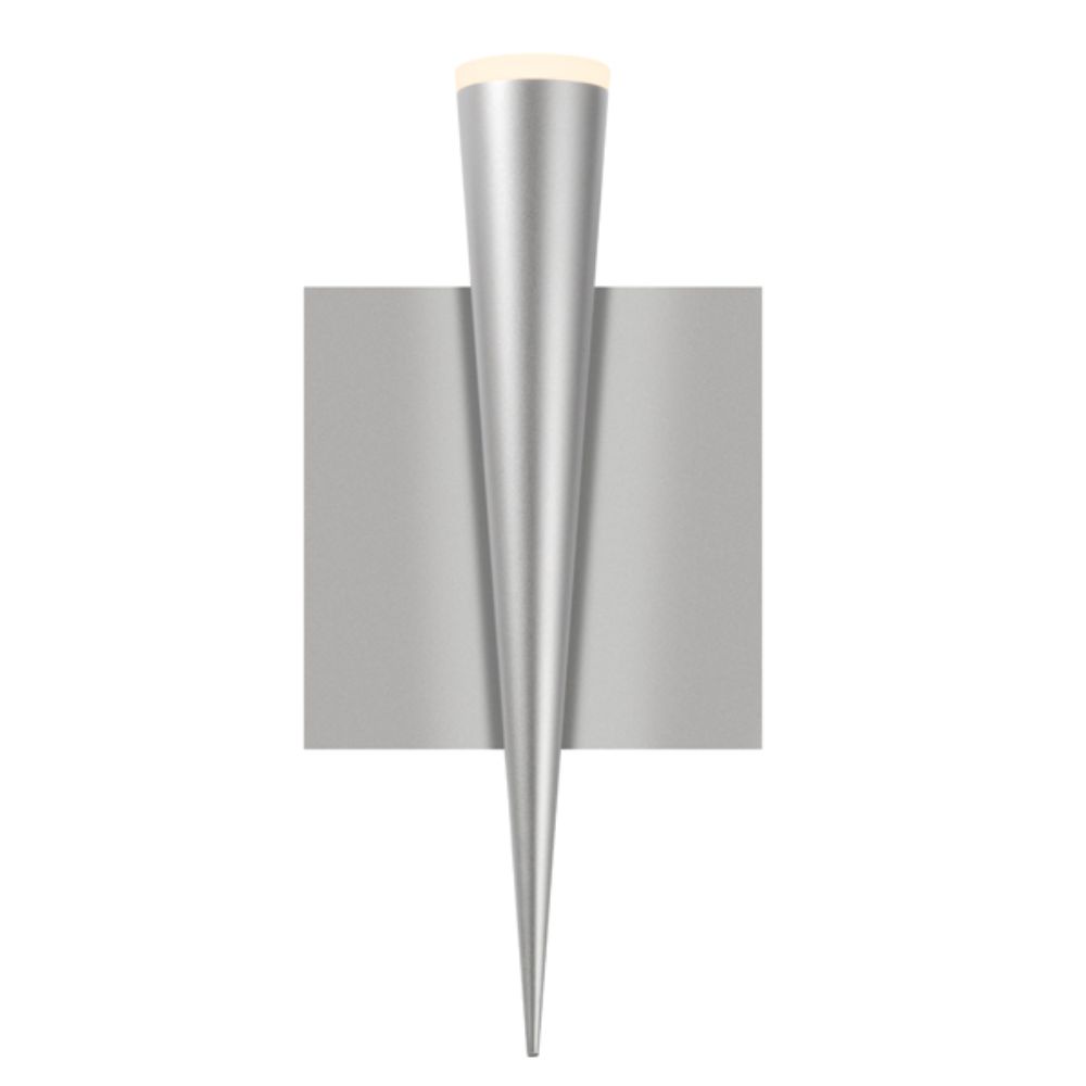 Sonneman 2381.16 Micro Cone LED Sconce in Bright Satin Aluminum