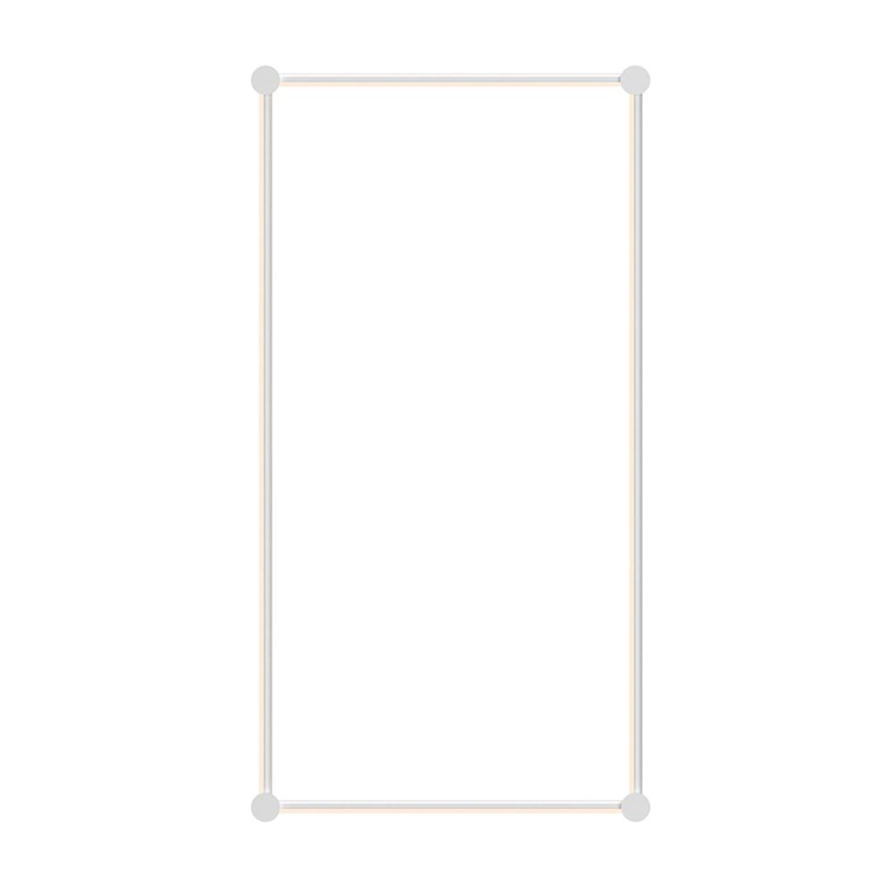 Sonneman 23QSWSR24R120PHA Purolinear 360™ 24"/48" Rectangle LED Wall Bar in Satin White