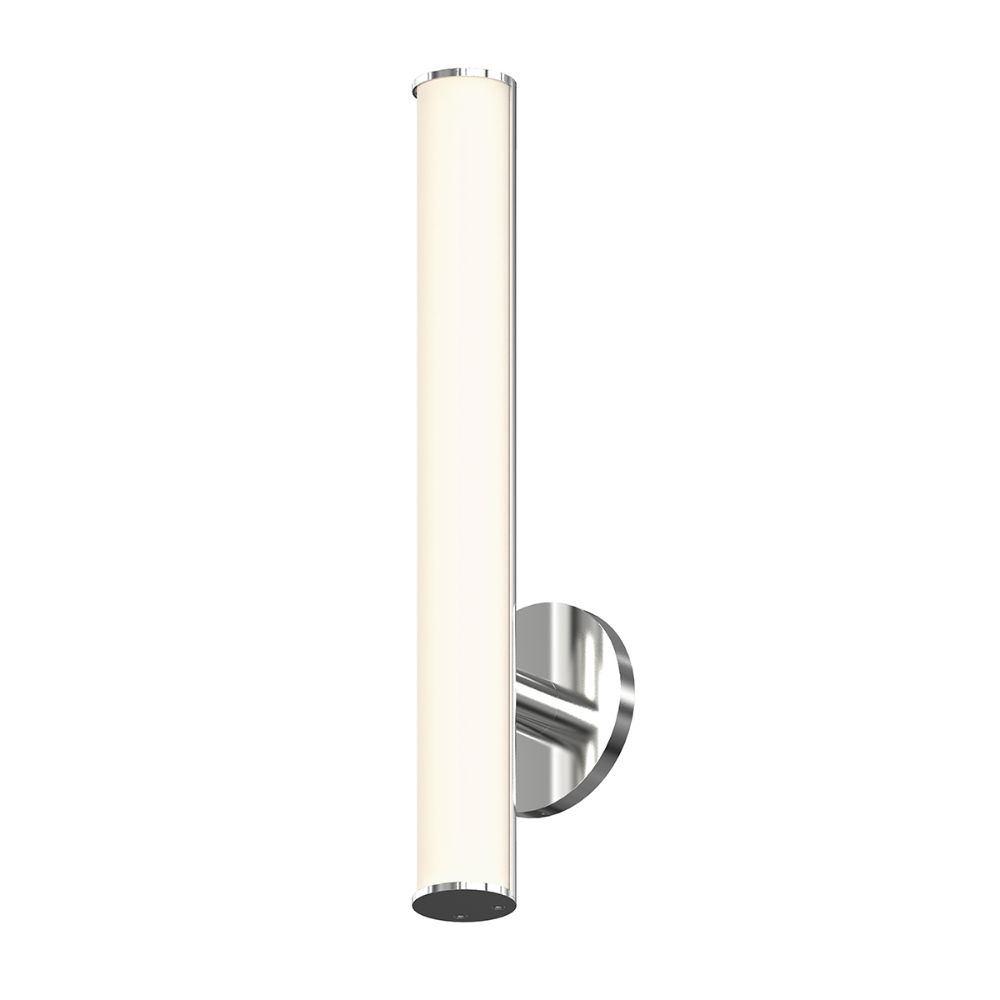 Sonneman 2501.23 Bauhaus Columns™ 18" LED Bath Bar in Satin Chrome