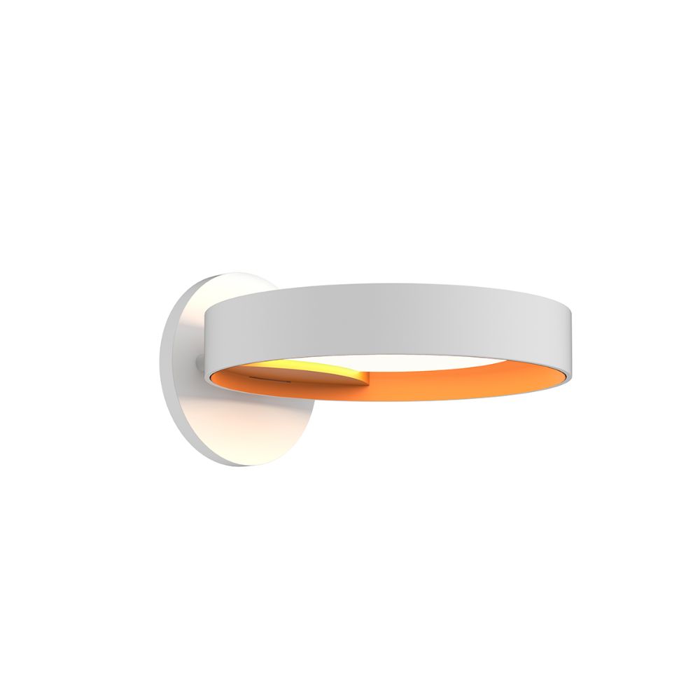 Sonneman 2650.03A Light Guide Ring LED Sconce in Satin White