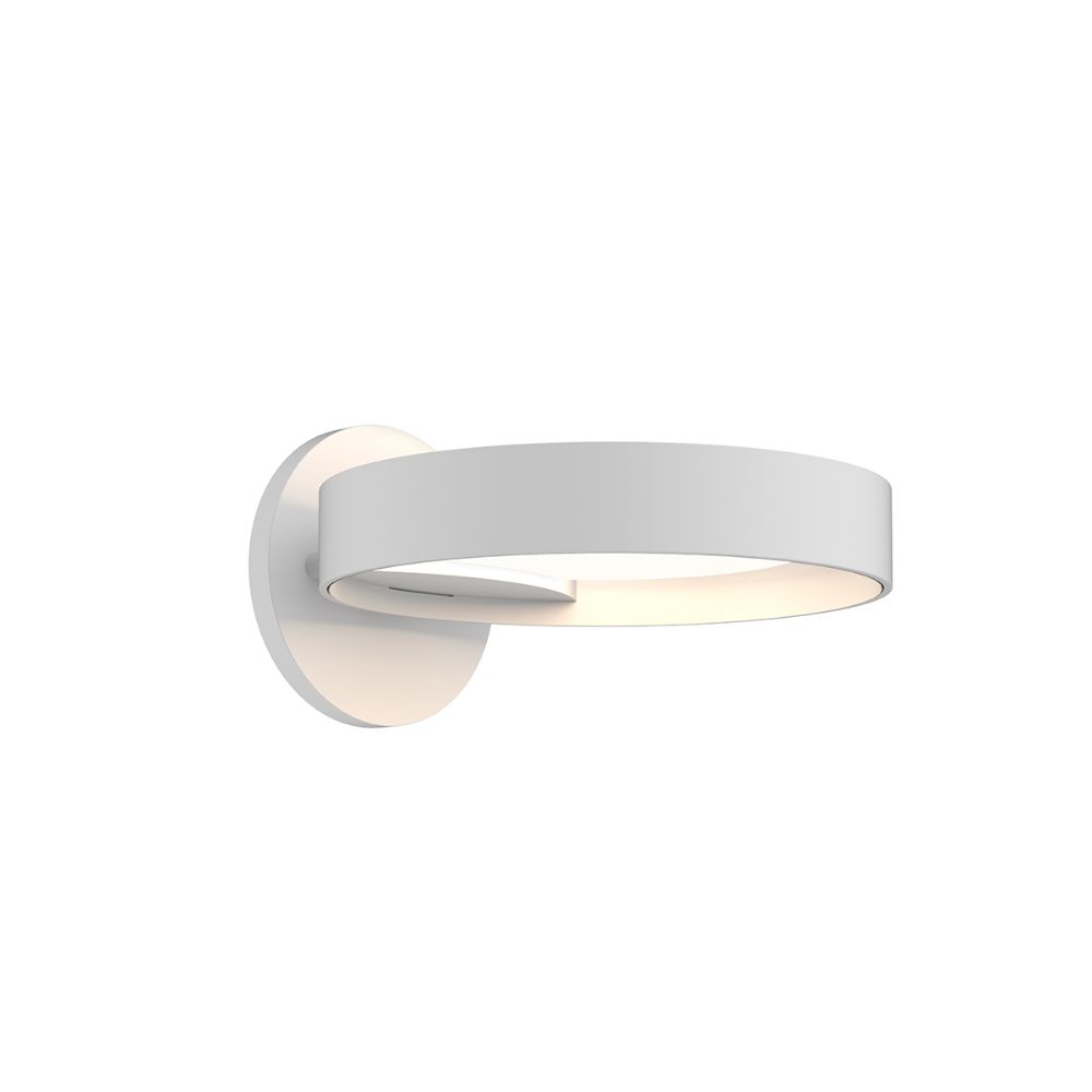 Sonneman 2650.03W Light Guide Ring LED Sconce in Satin White