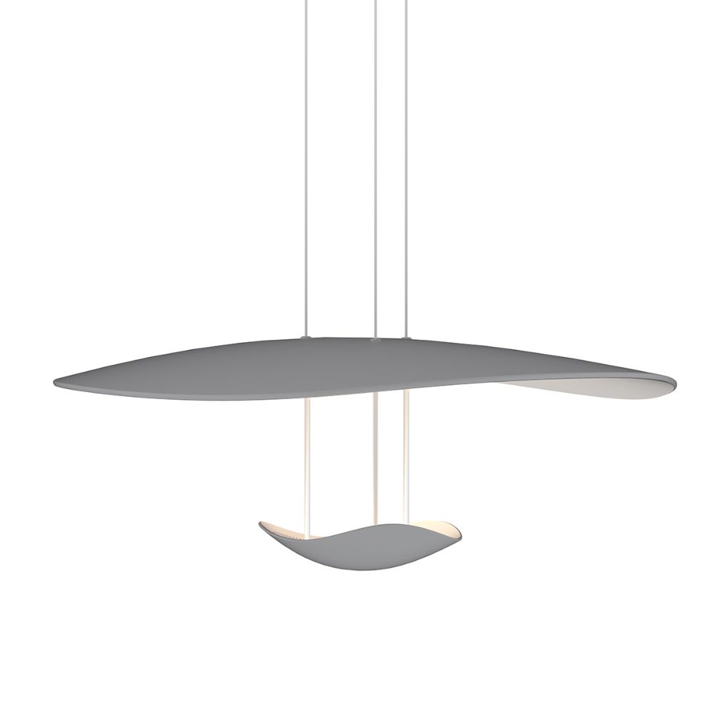 Sonneman 2667.18 Infinity Reflections LED Pendant in Dove Grey