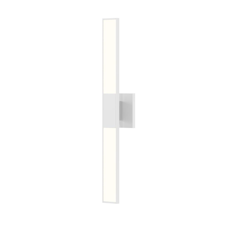 Sonneman 2682.03 Planes™ 24" LED Double Sconce in Satin White