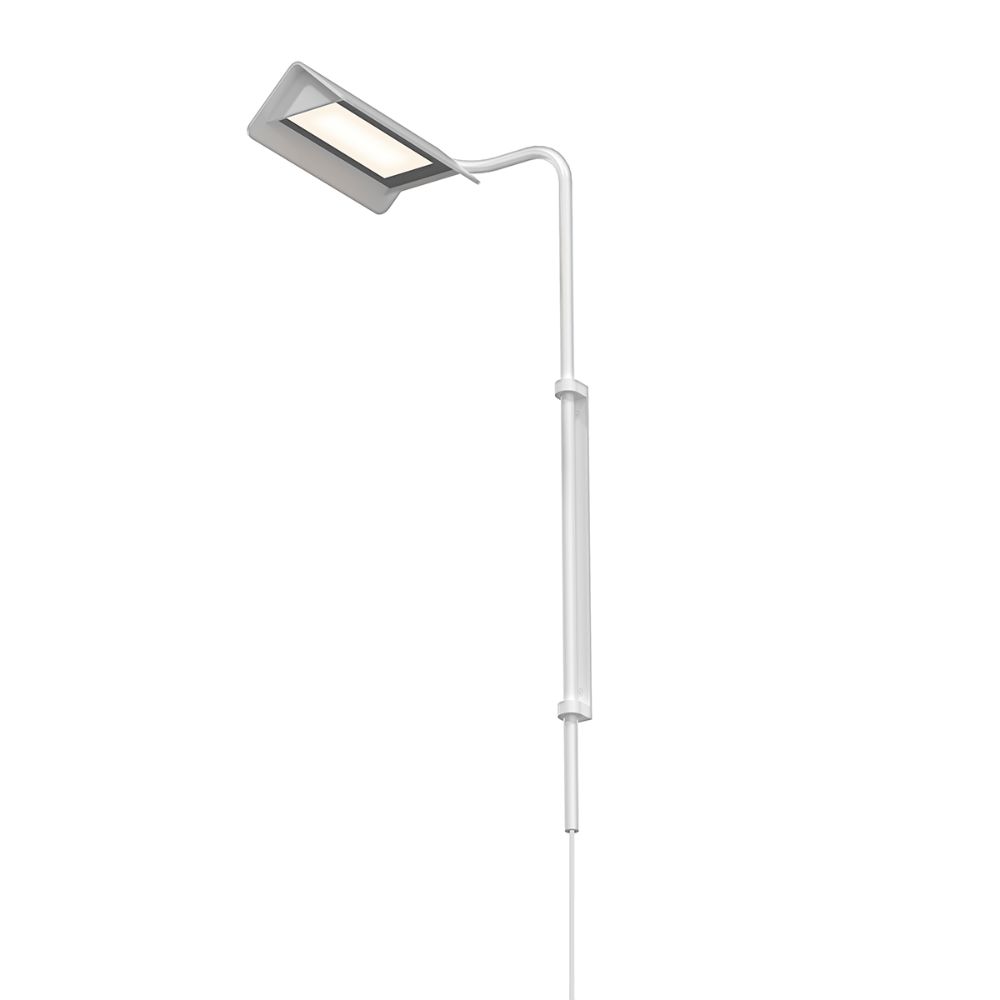 Sonneman 2832.03 Morii™ Left LED Wall Lamp in Satin White