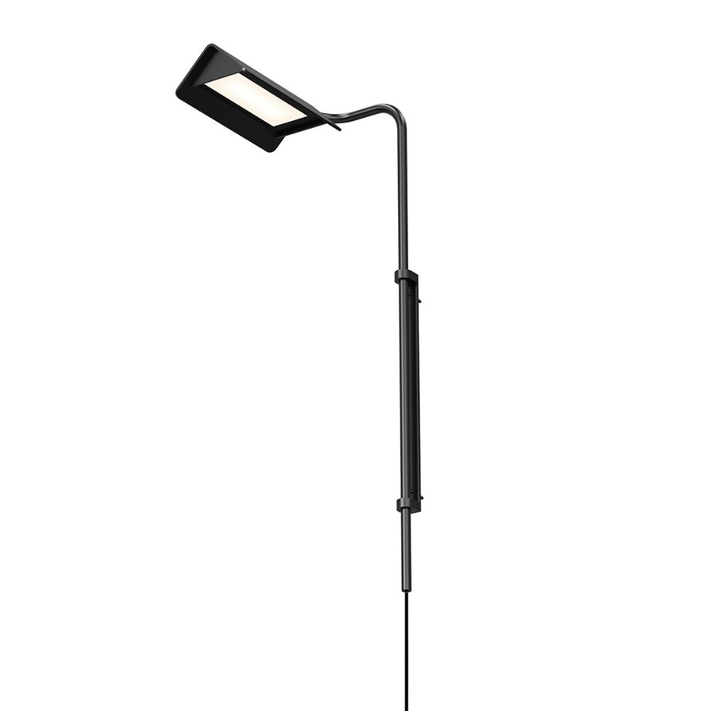 Sonneman 2832.25 Morii™ Left LED Wall Lamp in Satin Black