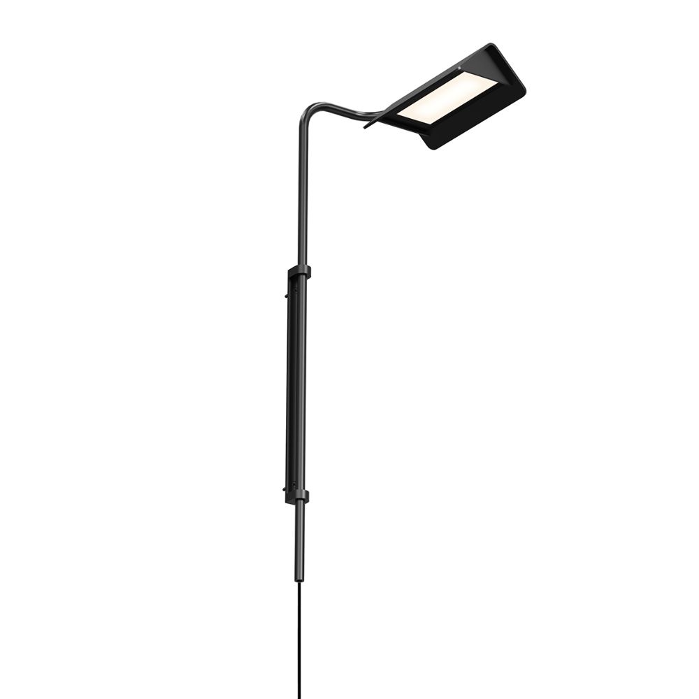 Sonneman 2833.25 Morii™ Right LED Wall Lamp in Satin Black