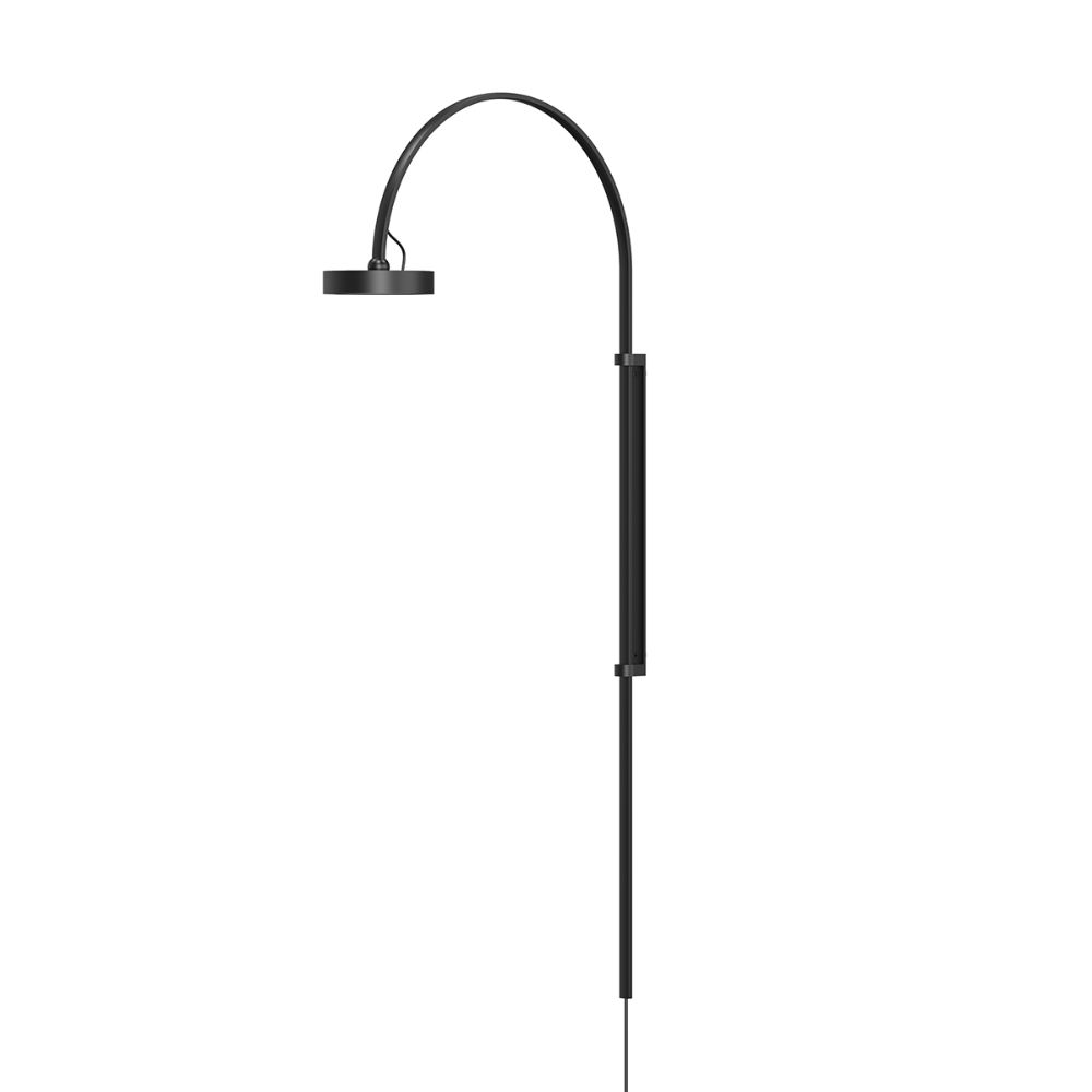 Sonneman 2842.25 Pluck™ Small LED Wall Lamp in Satin Black
