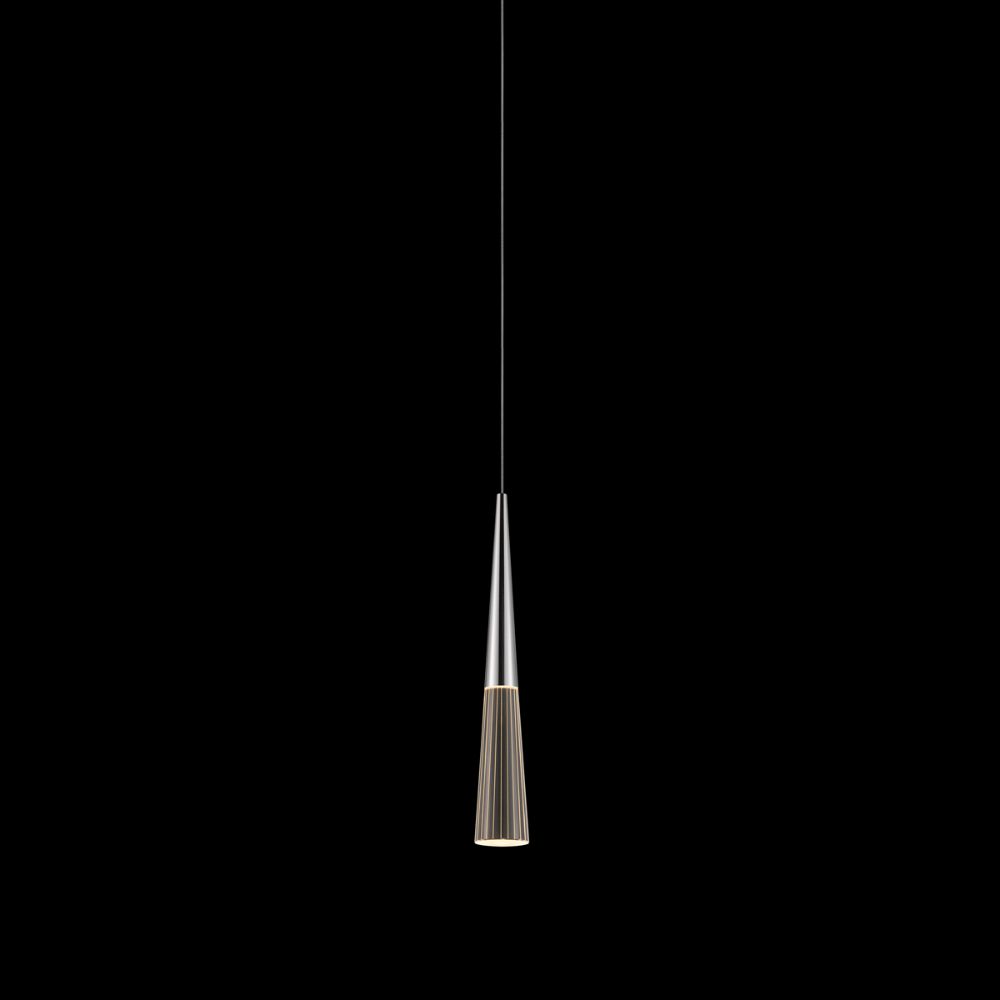 Sonneman 2940.01 LED Pendant w/Micro-Dome Canopy in Polished Chrome