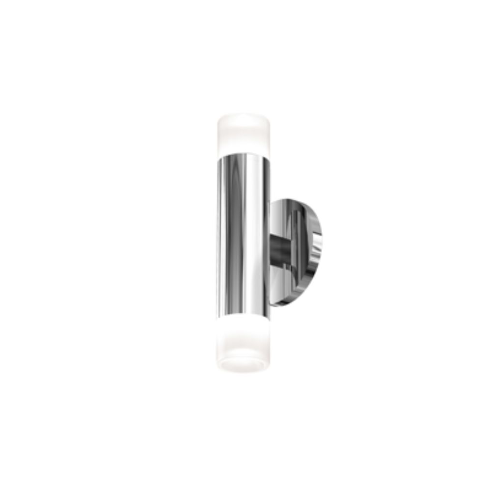 Sonneman 3051.01-GN25-GN25 ALC™ 2" Two-Sided LED Sconce w/Etched Glass Trims and 25° Narrow Flood Lenses in Satin Nickel