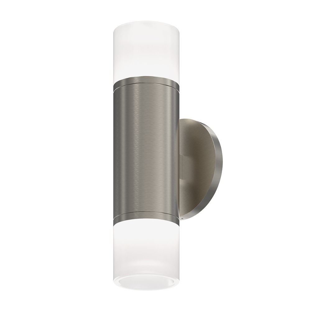 Sonneman 3053.13-GN25-GN25 ALC™ 3" Two-Sided LED Sconce w/Etched Glass Trims and 25° Narrow Flood Lens in Satin Nickel