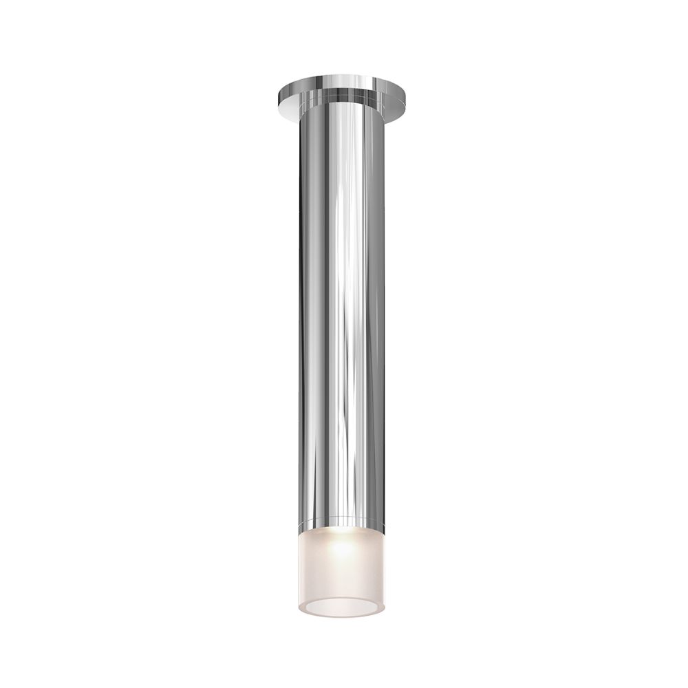 Sonneman 3064.01-GC25 ALC™ 3" Tall LED Surface Mount w/Etched Glass Trim and 25° Narrow Flood Lens in Polished Chrome