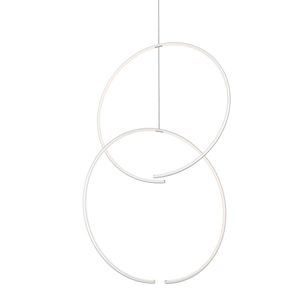 Sonneman 3152.03 Torc™ LED Double Pendant in Satin White