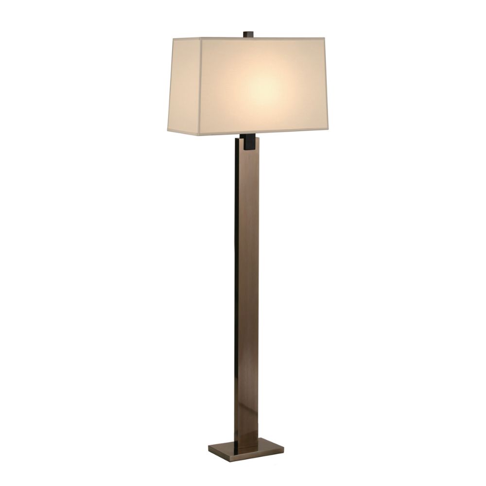 Sonneman 3306.50 Monolith Floor Lamp in Black Nickel