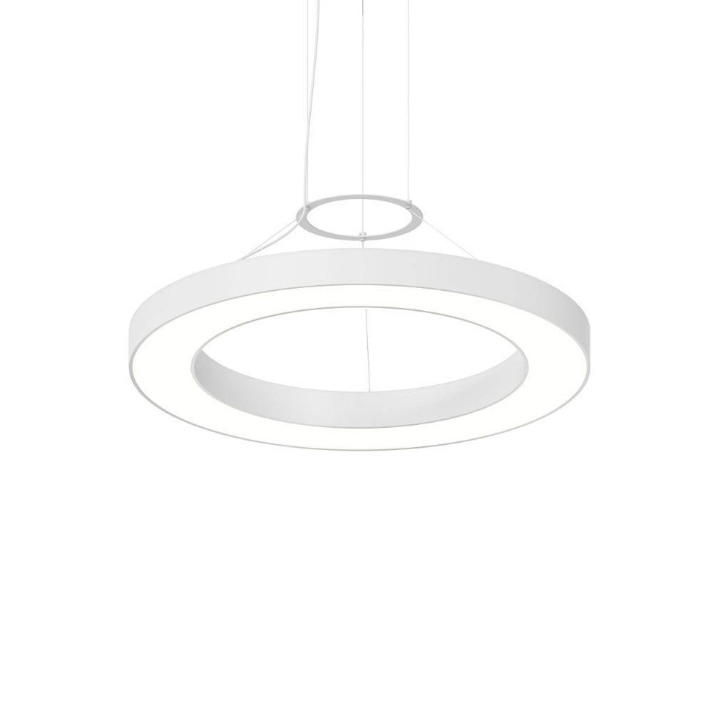 Sonneman 3982.03-35 Pi 30" Round LED Ring Pendant in Satin White