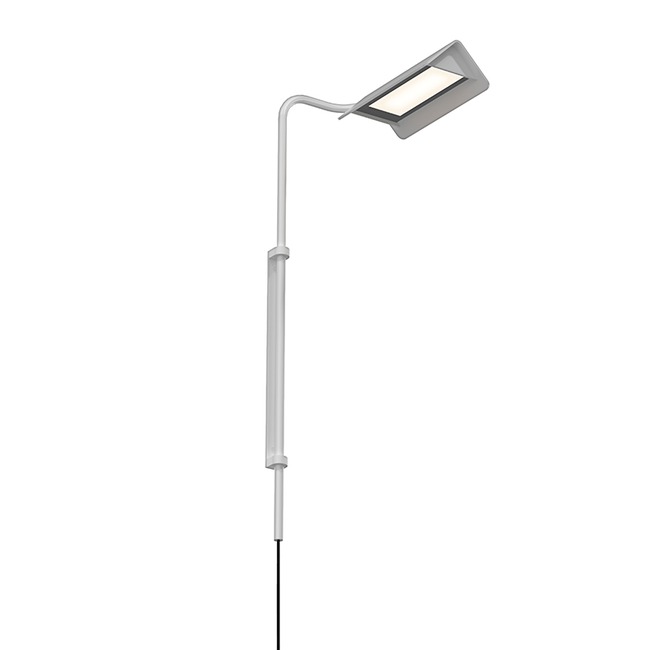 Sonneman 2833.16 Morii™ Right LED Wall Lamp in Bright Satin Aluminum