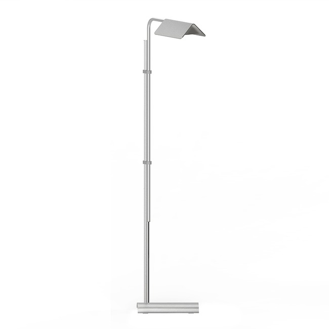 Sonneman 2835.16 Morii™ LED Floor Lamp in Bright Satin Aluminum