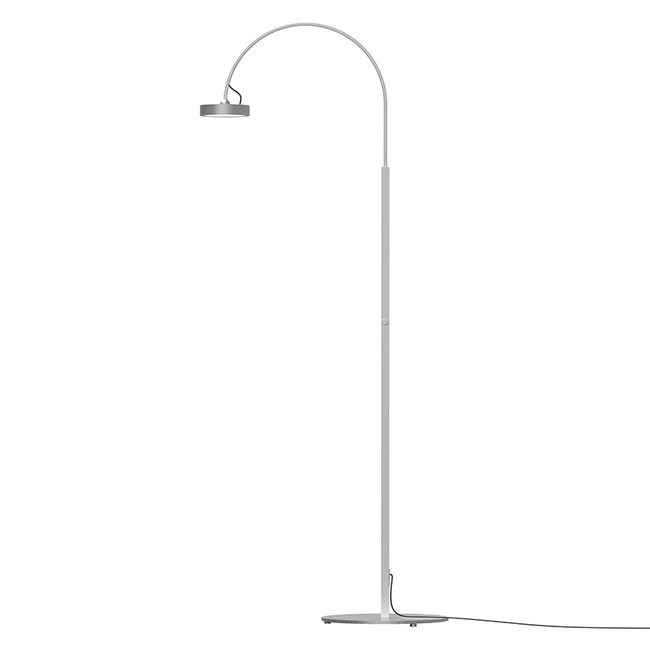 Sonneman 2846.16 Pluck™ Small LED Floor Lamp in Bright Satin Aluminum