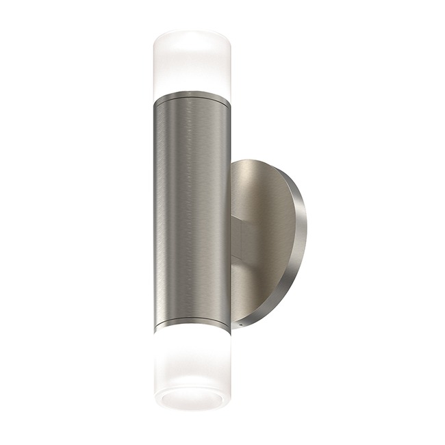 Sonneman 3051.13-GN25-GN25 ALC™ 2" Two-Sided LED Sconce w/Etched Glass Trims and 25° Narrow Flood Lenses in Satin Nickel
