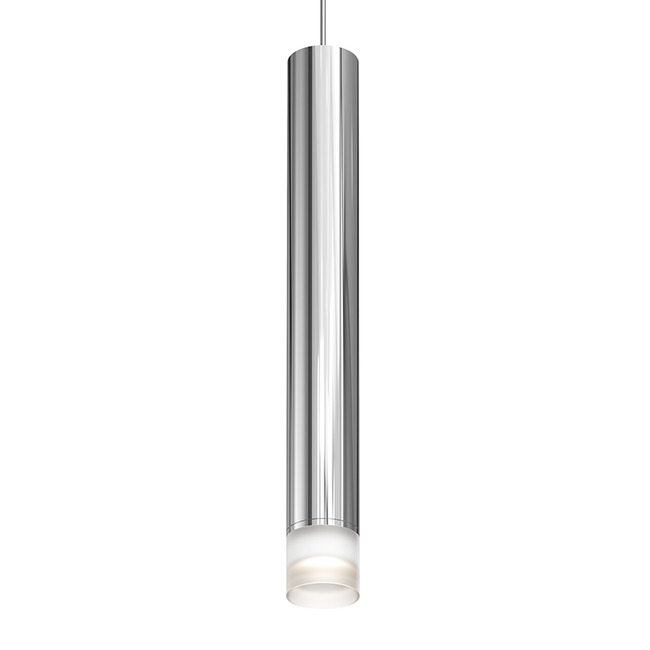 Sonneman 3059.01-GC25 ALC™ 3" Tall LED Pendant w/Etched Glass Trim and 25° Narrow Flood Lens in Polished Chrome