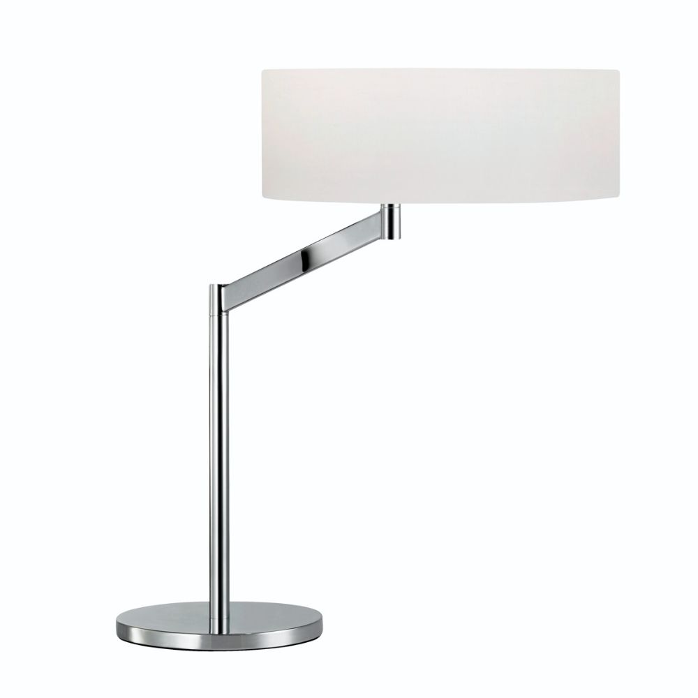 Sonneman 7082.01 Perch Swing Arm Table Lamp in Polished Chrome