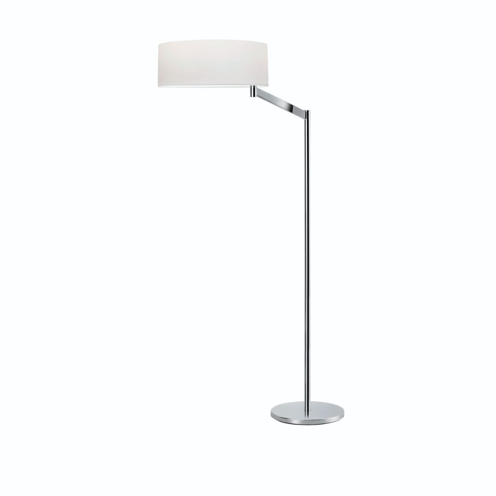 Sonneman 7083.01 Perch Swing Arm Floor Lamp in Polished Chrome